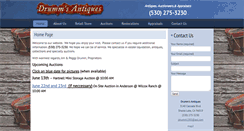 Desktop Screenshot of drummsantiques.com